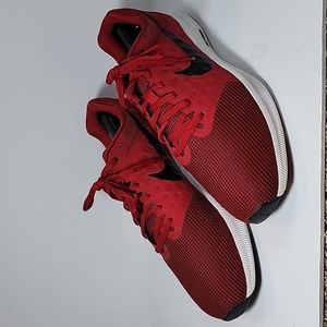 Nike Downshifter7 mens 11 red black running athletic athleisure sporty light